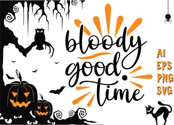 Bloody Good Time Halloween T-Shirt Graphics and Crafts