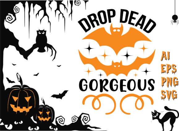 Drop Dead Gorgeous Halloween T-Shirt: Graphics and Crafts for Creative Publishing