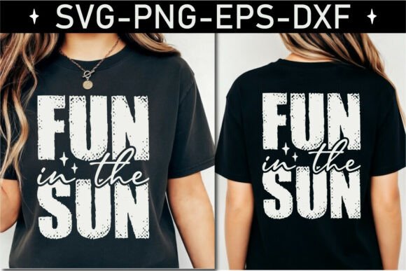 Fun in the Sun Summer Beach Graphics for T-Shirt Designs