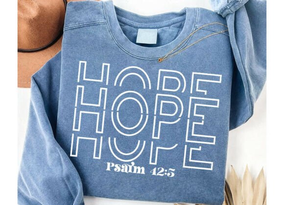 Hope Svg Png, Inspirational Svg, Bible V Graphics