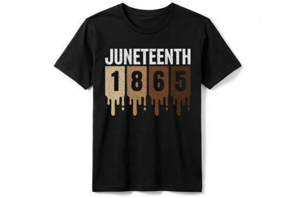 Juneteenth 1865 Freedom T-shirt Graphics