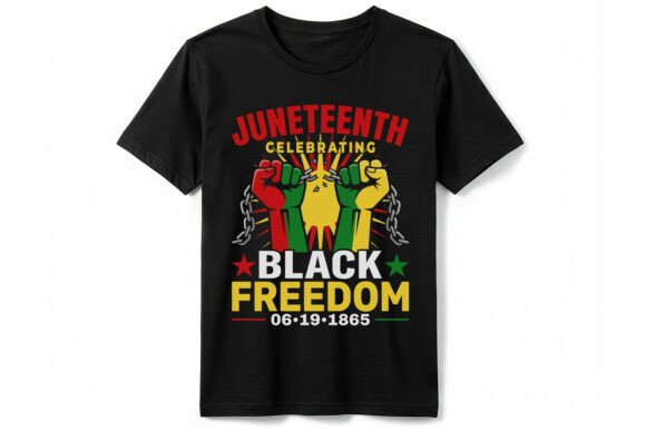 Juneteenth Black Freedom T-shirt Graphics