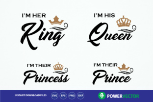 King Queen Princess Prince T Shirts: Graphics & Crafts for Branding