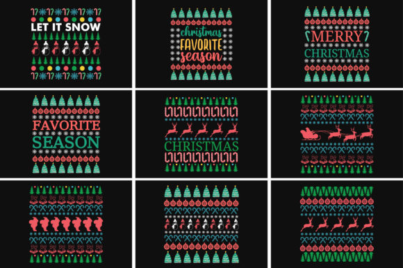Merry Christmas SVG T-shirt Bundle