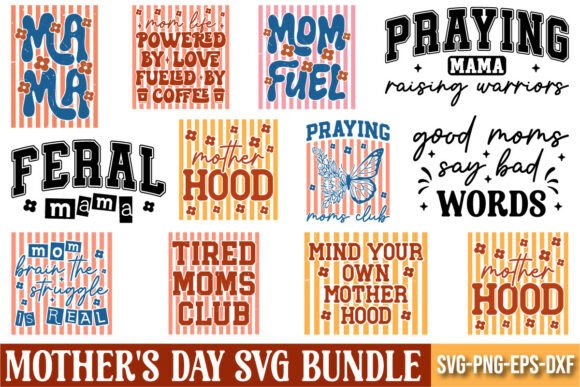 Mother’s Day SVG T-Shirt Bundle