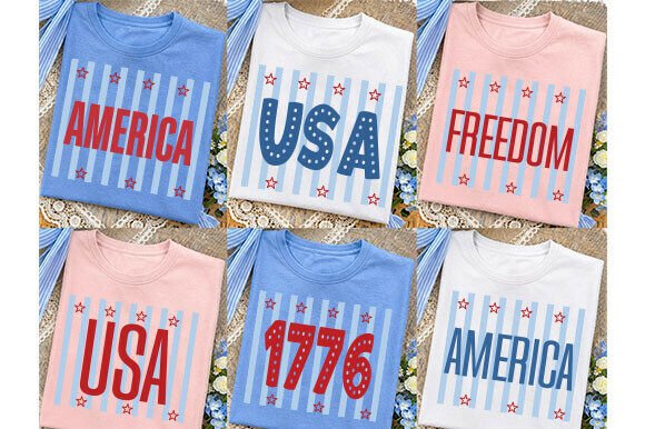 Retro Striped 4th of July Coquette Png B