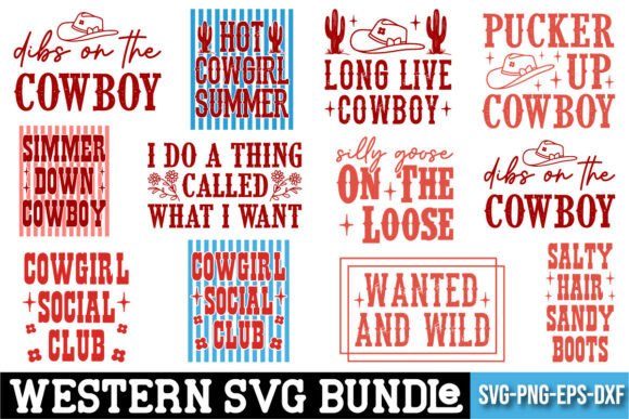 Western SVG Bundle: Graphics for T-Shirt Designs